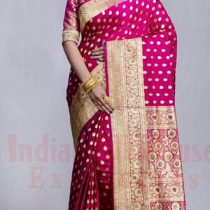 Pure Silk Paithani Saree – Peacock Border